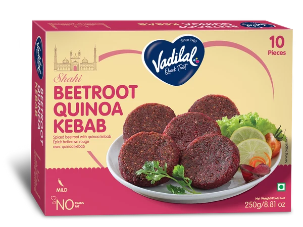 Vd Beetroot Quinoa Kebab 10pc