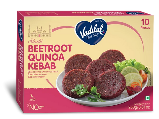 Vd Beetroot Quinoa Kebab 10pc