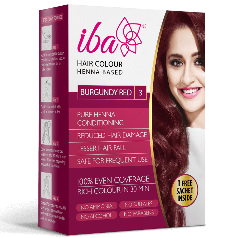 Iba Hair Color Burgundy 70g