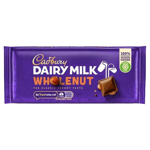 Cad Dairy Milk Wholenut 120g