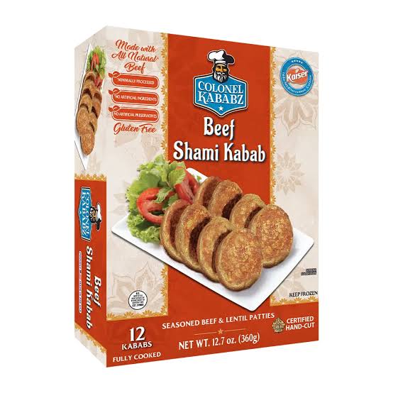 Colonel Kabab Beef Shami Kabab 12pck