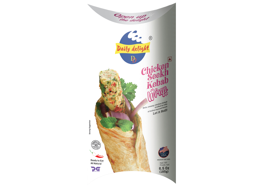 Daily Delight Chicken Sheekh Kebab 185g