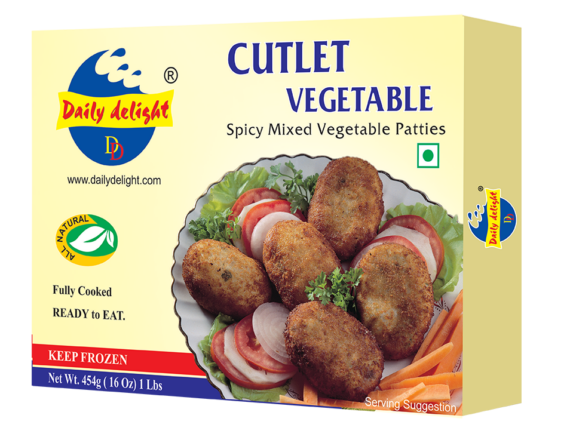 Daily Delight Cutlet Vegetable 454g