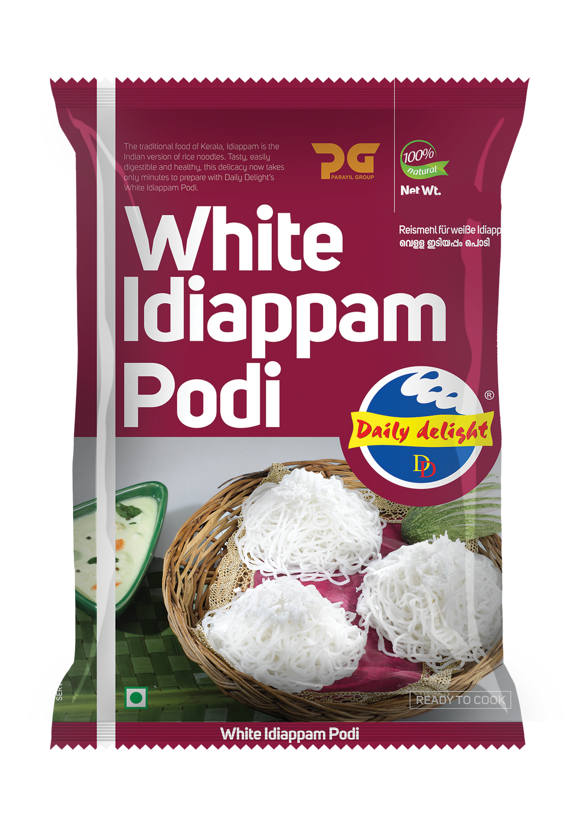 Daily Delight White Idiyappam Podi 1kg
