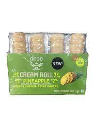 Deep Cream Roll Pineaple 200g