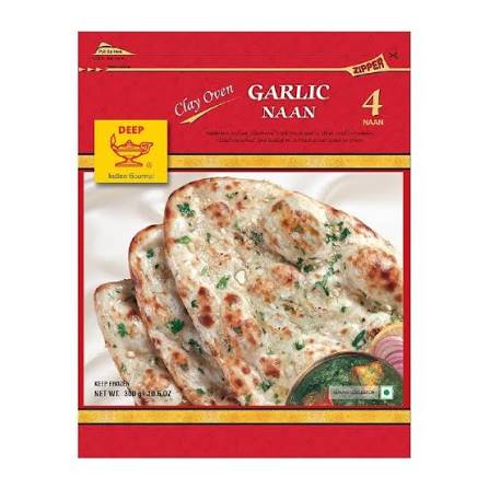 Deep Garlic Naan 4pc