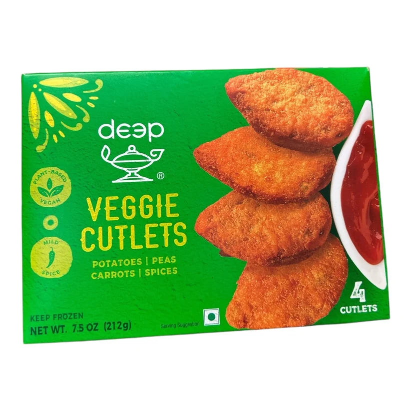 Deep Veggie Cutlets 4pck