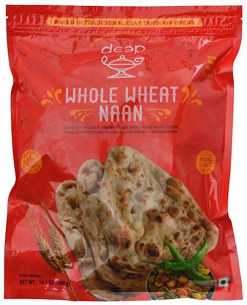 Deep Whole Wheat Naan 5pc