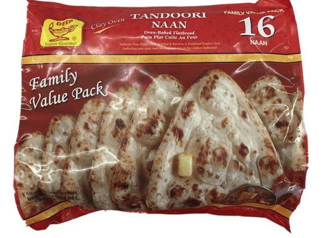 Deep Tandoori Naan 16pc