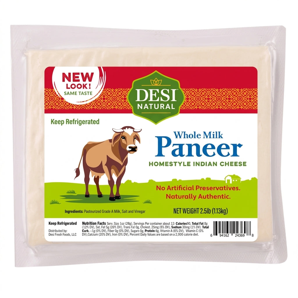 Desi Natural Wm Paneer 2.5lb