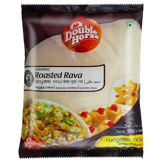 Double Horse Semolina Rsted Rava 500g