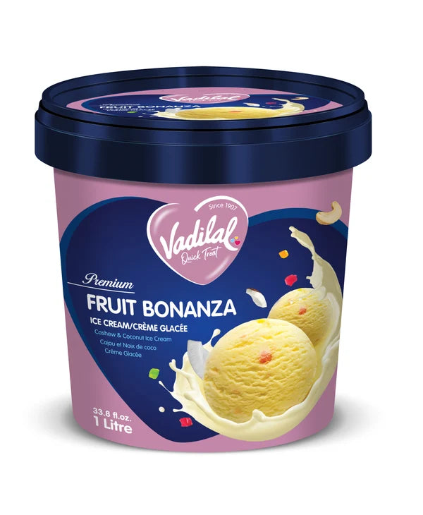 Vadilal Fruit Bonaza Icecream 1l