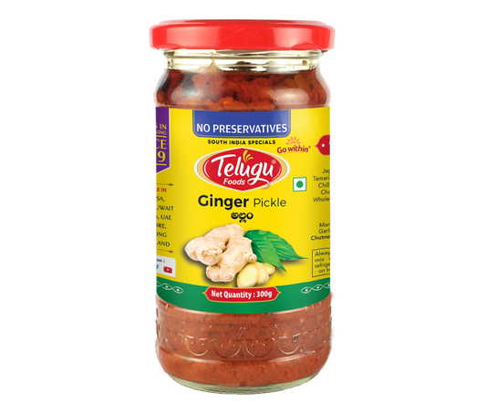 Telugu Foods Ginger Pickle 300g