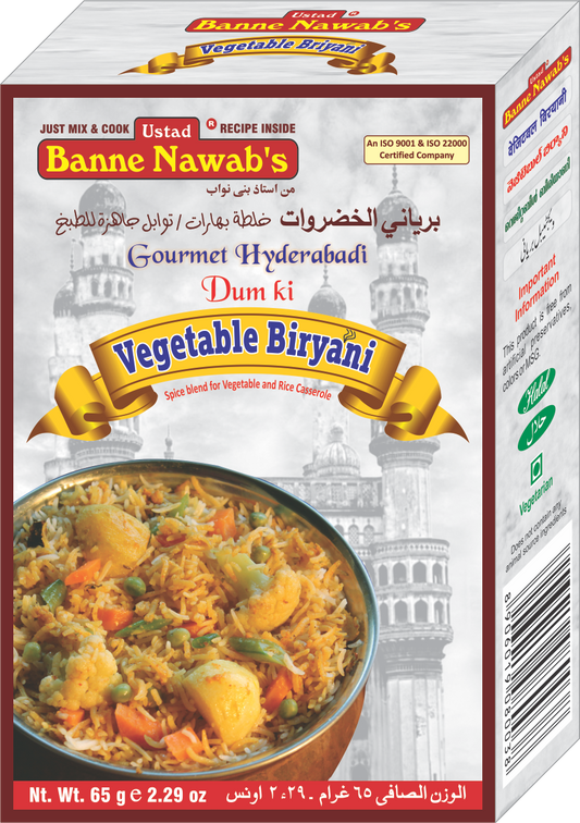 Banne Nawabs Vegetable Biryani 65g