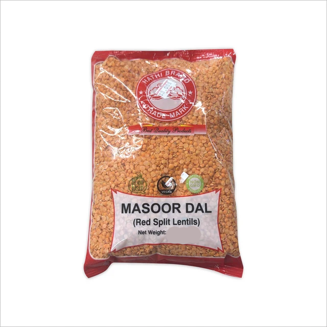 Hathi Brand Masoor Whole 8lb