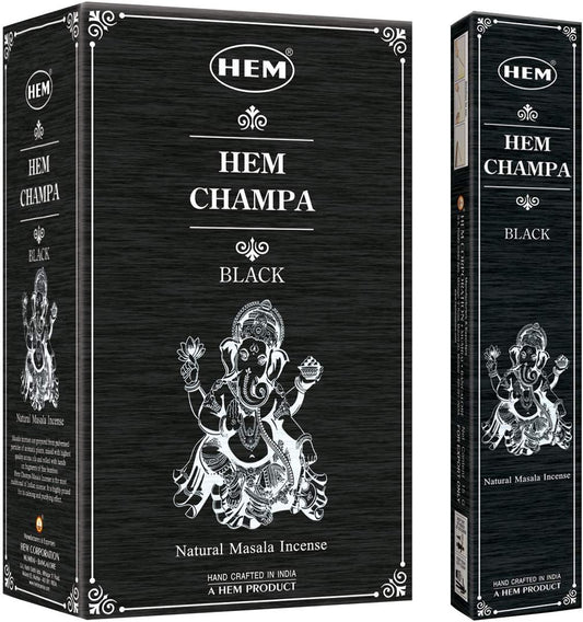Hem Champa Black 1pc