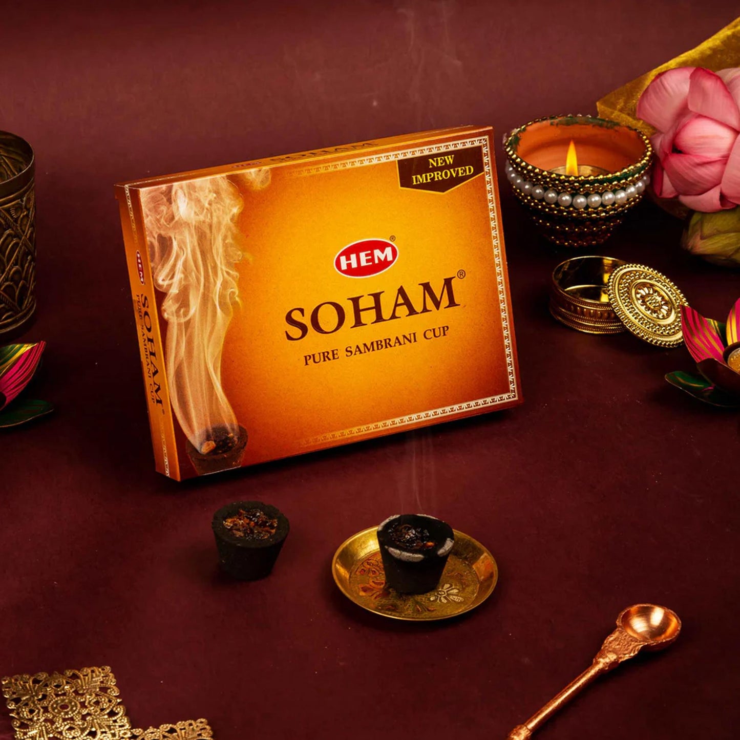 Hem Cup Sambrani 12 Pc