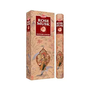 Hem Rose Musk 6pck