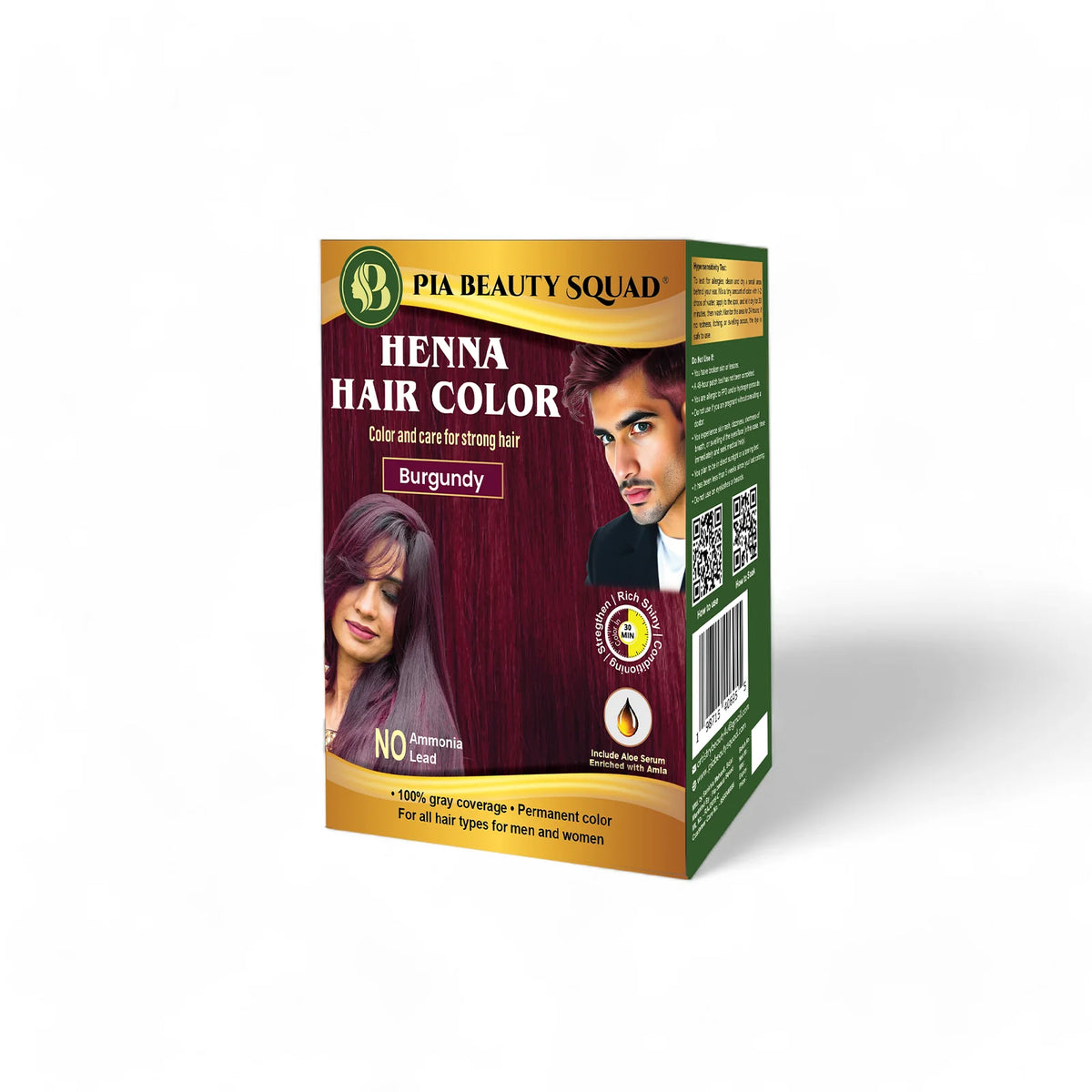 Pia Henna Hair Color Burgundy