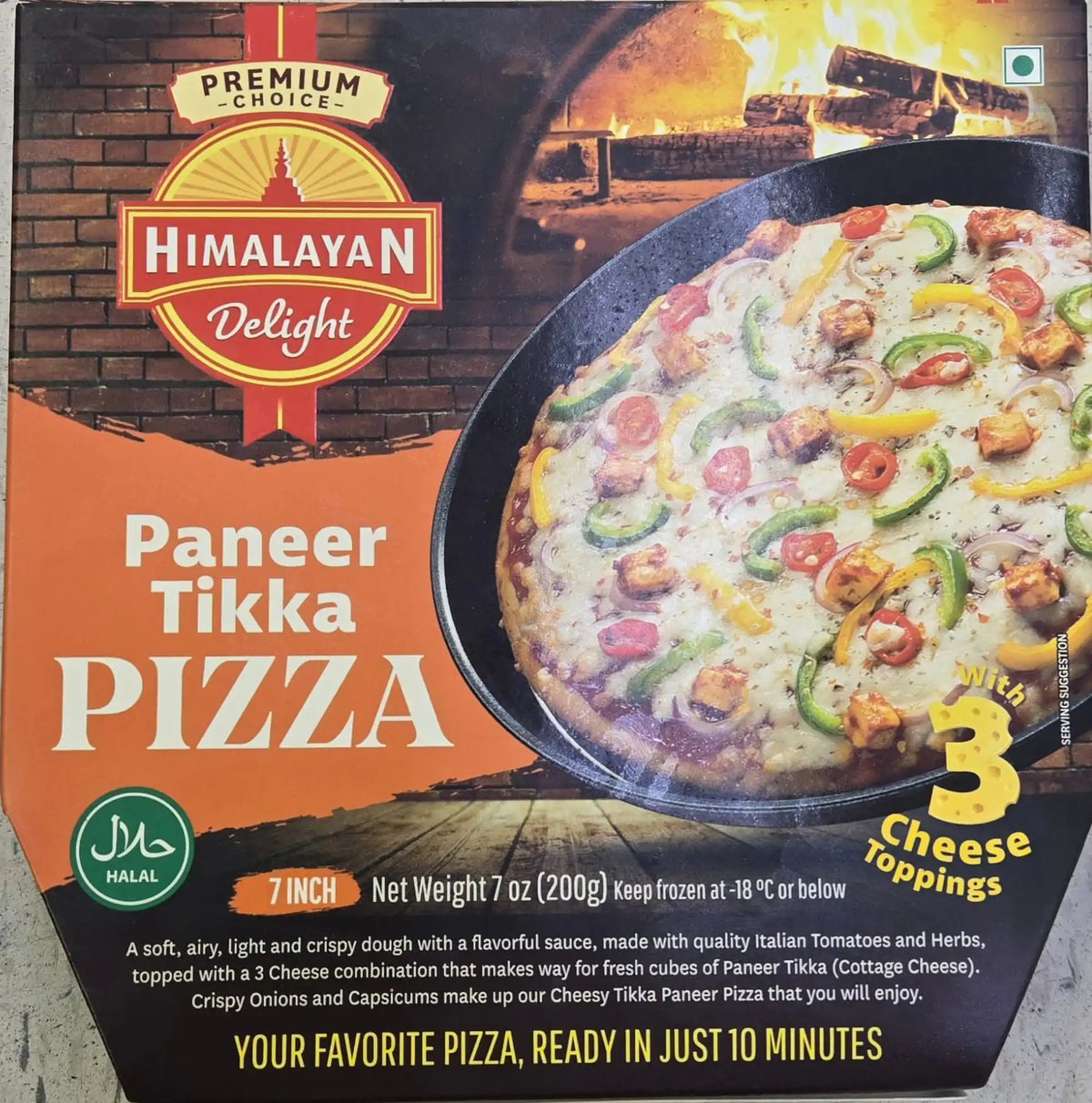 Hd Paneer Tikka Pizza 200g