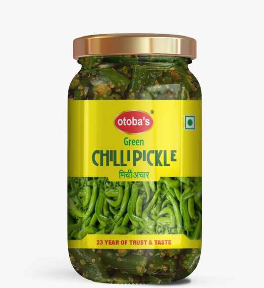 Aka Green Chilly Pickle 400g