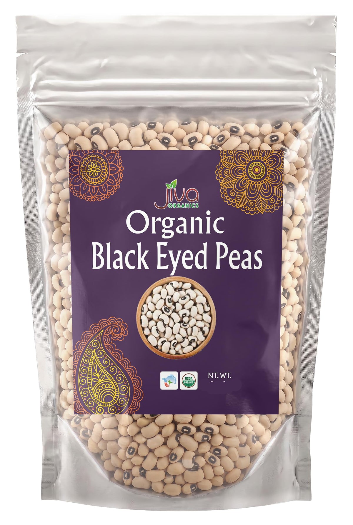 Jiva Org Black Eye Peas 4lb