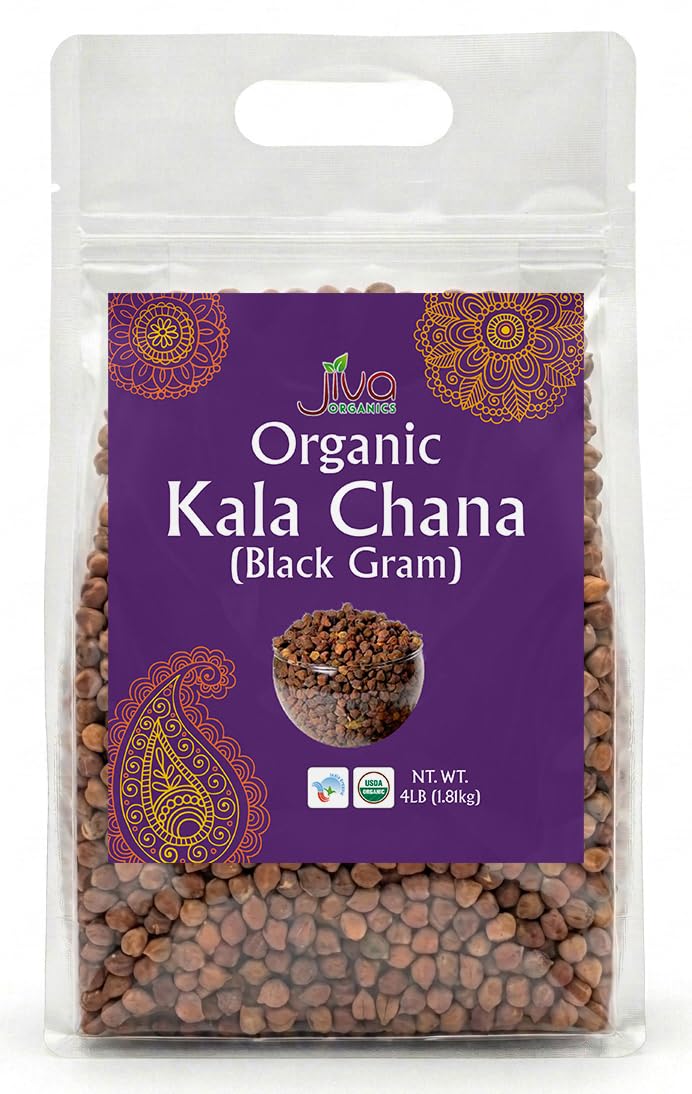 Jiva Org Kala Chana 4lb