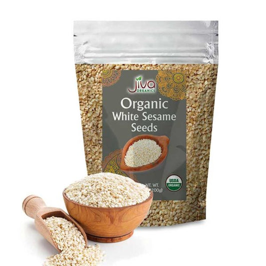 Jiva Org White Sesame Seed 7oz