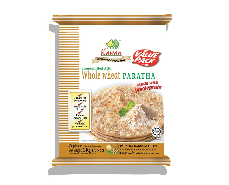 Kawan Whl Wht Paratha 25pc