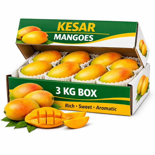 Kesar Mangoes – 3 KG Box