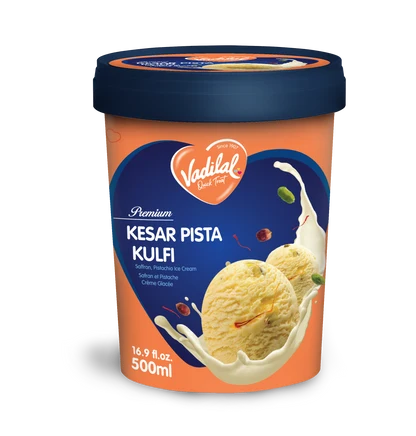Vadilal Kesar Pista Kulfi500ml