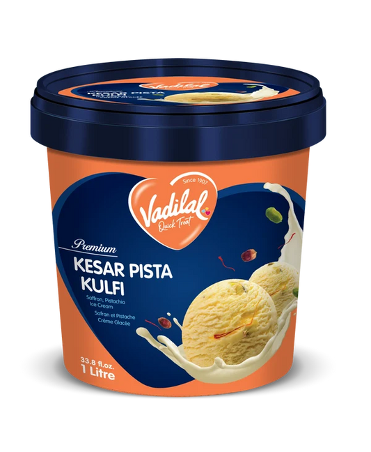 Vadilal Keasr Pista Icecream 1l