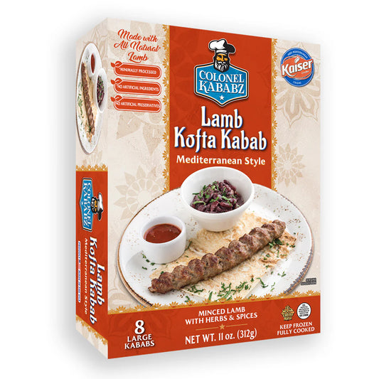 Colonel Kabab Lamb Kofta Kabab 8p