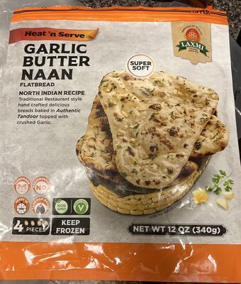 Laxmi Garlic Butter Naan 4pc