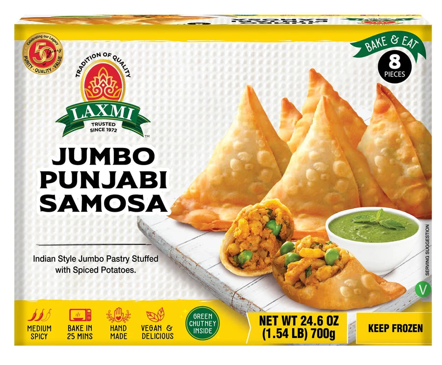 Laxmi Jumbo Punj Samosa 8pc