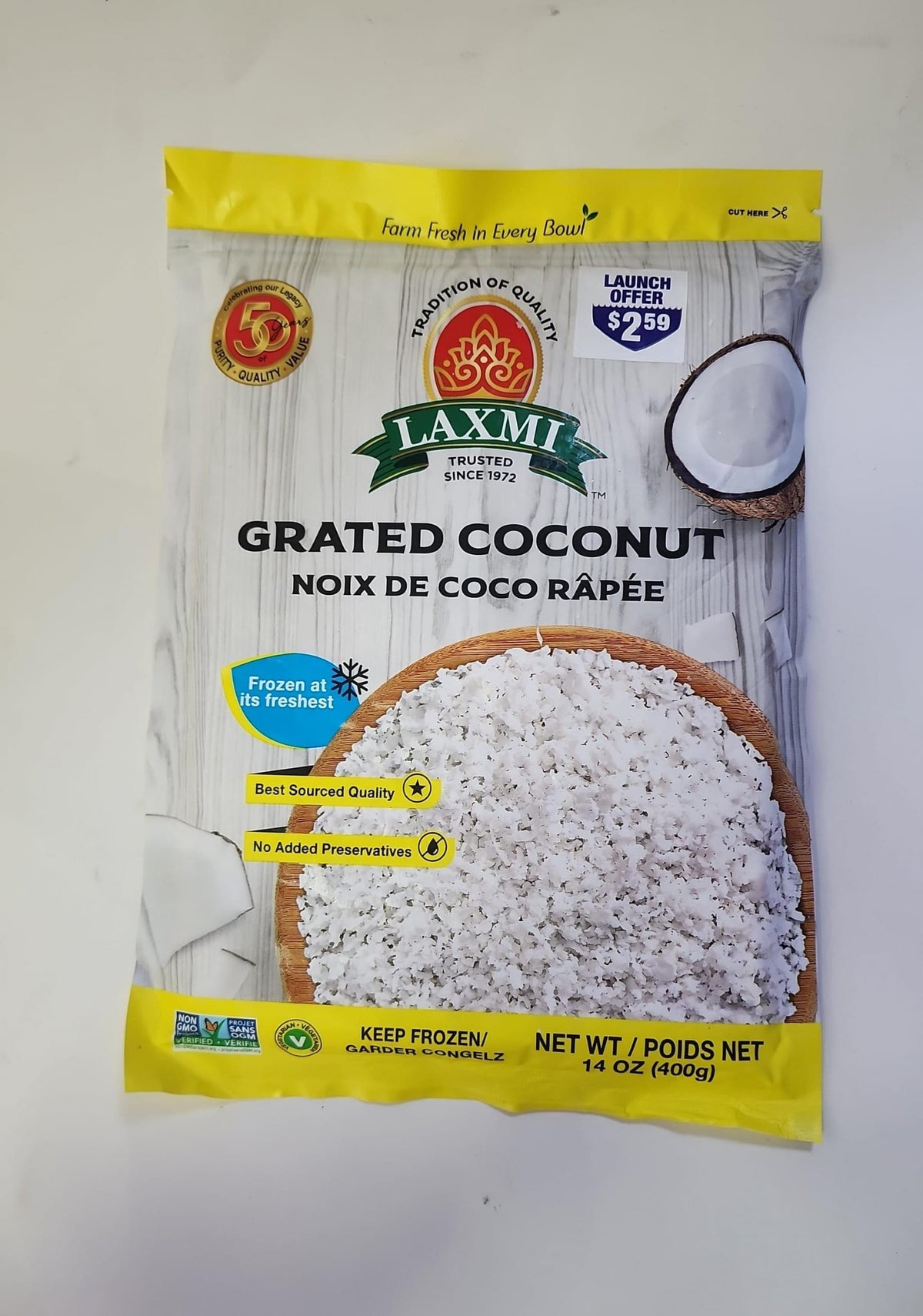 Laxmi Grated Coconut 400g