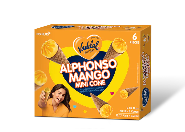 VDL ALPH MANGO MINI CONE 360ML