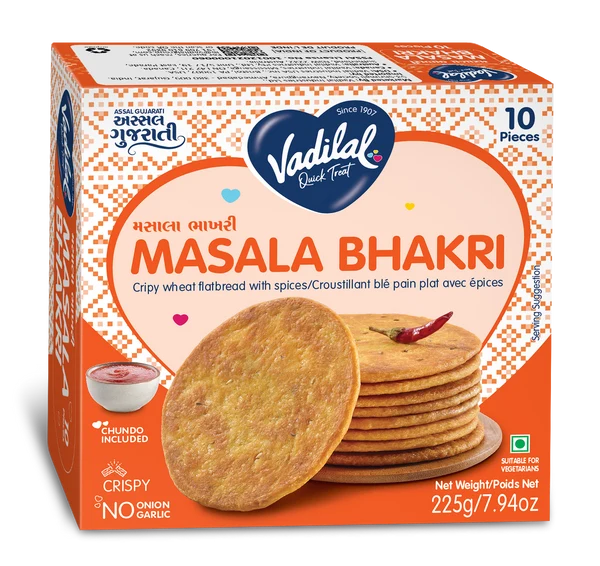 Vadilal Masala Bhakri 225gm