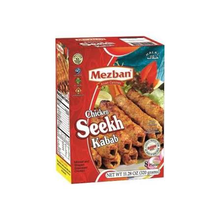 Mezban Chicken Seekh Kabab 8pc