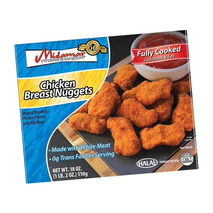 Midamar Chkn Brst Nugget 510g