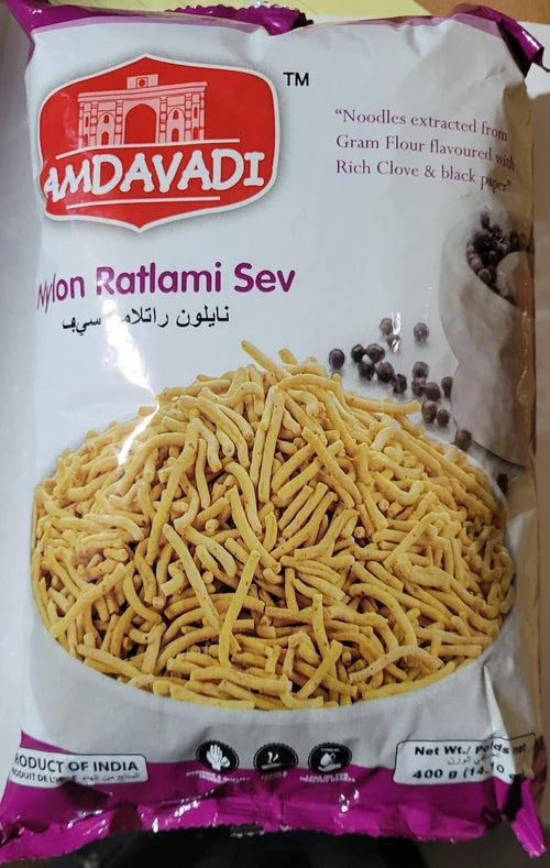 Amdavadi Nylonratlami Sev 400g