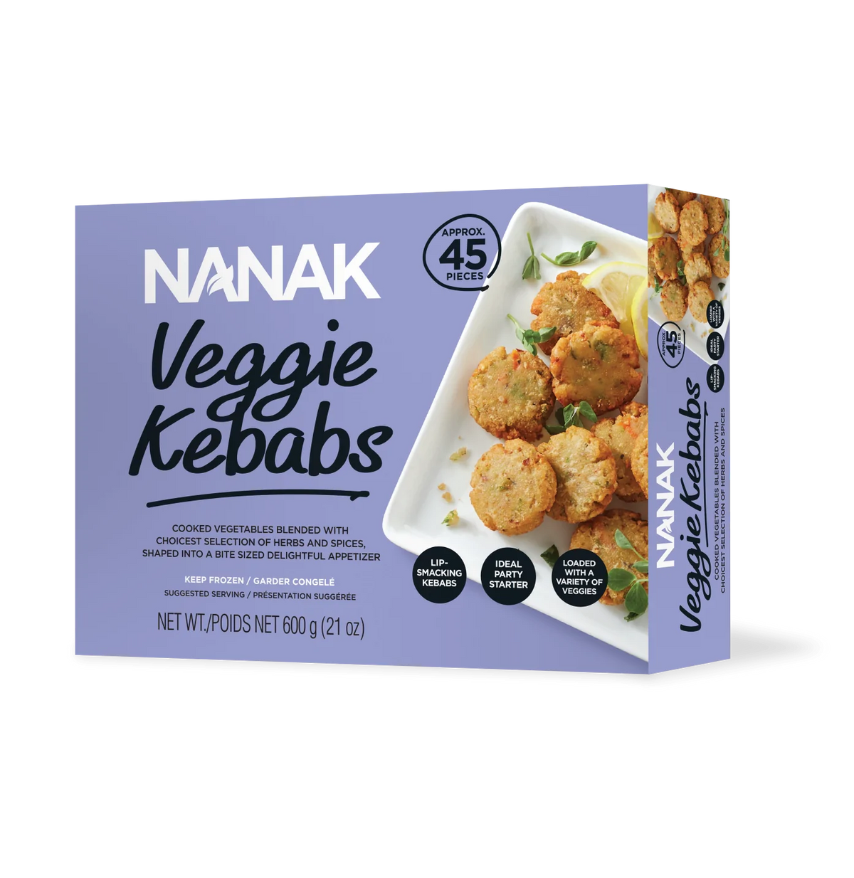 Nanak Veggie Kebabs 45p