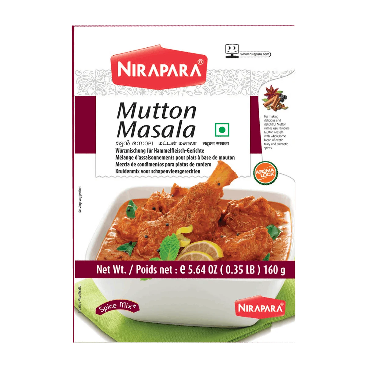 Nirapara Mutton Masala 160g