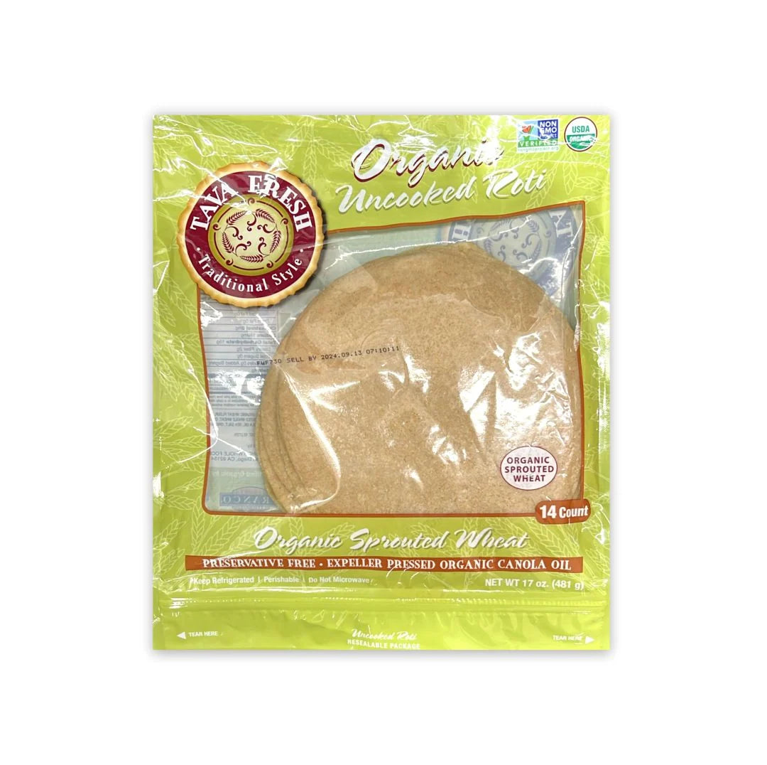 Organic Uncooked Roti 14c