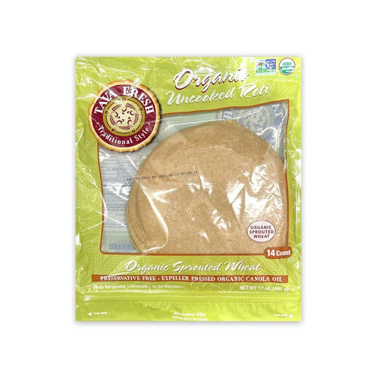 Organic Uncooked Roti 14c