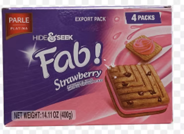 PARLE HIDE&SEEK FABSTAWBER400G