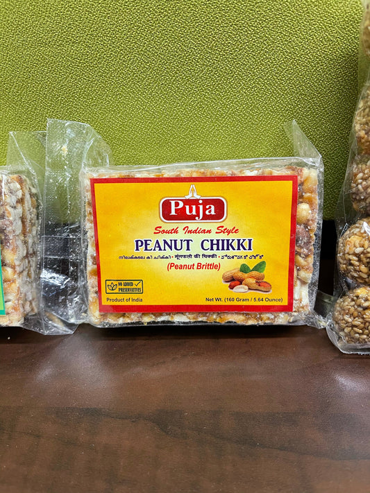 Puja Peanut Chikki 160g