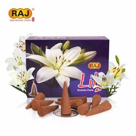 Raj Lilly Incense Cone