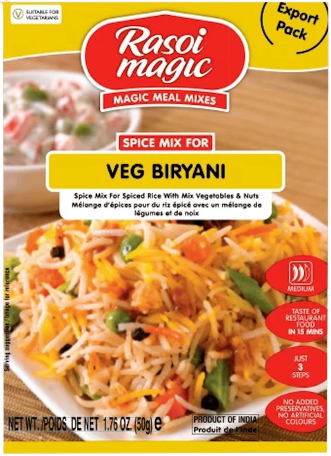 Rasoi Magic Veg Biryani Mix 50g