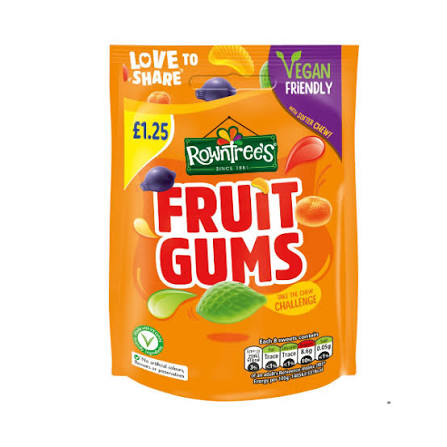 Rwntrees Fruit Gums O 120g